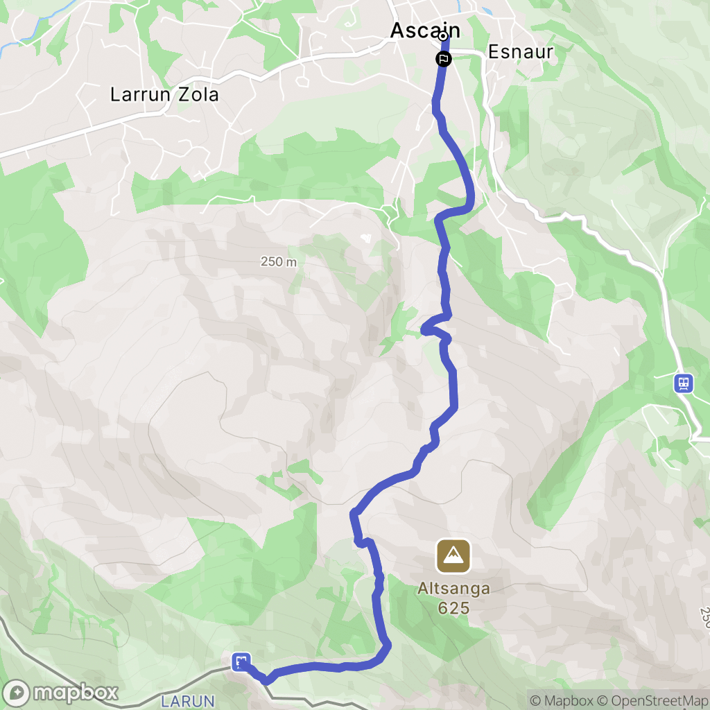 Ascain: routekaart voor buitenactiviteiten - France