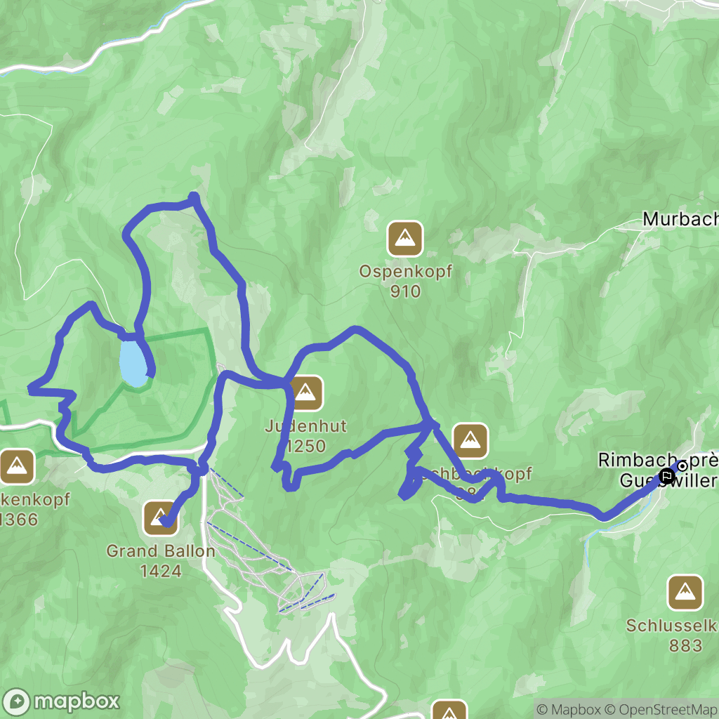 Rimbach-prés-Guebwiller: routekaart voor buitenactiviteiten - France