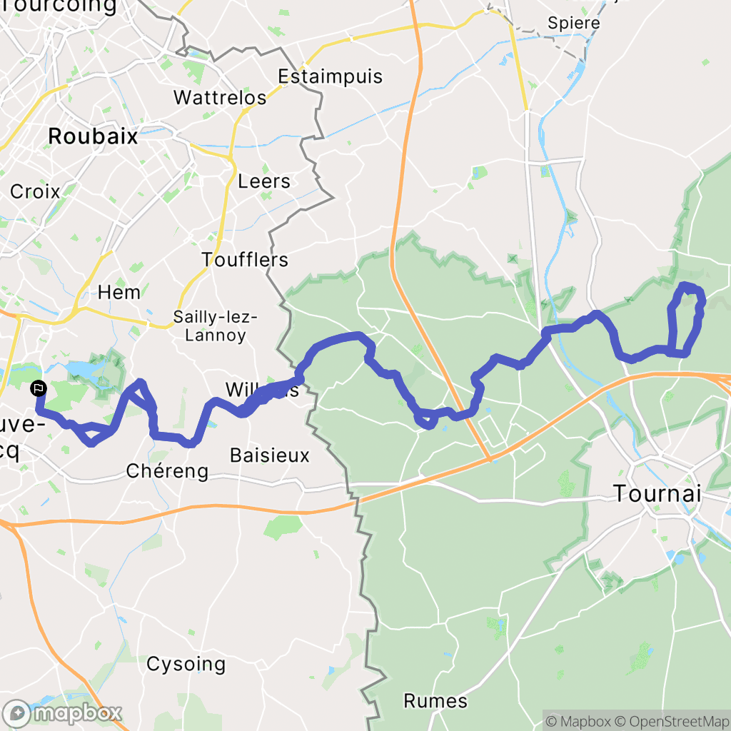 Villeneuve-d'Ascq: routekaart voor buitenactiviteiten - France