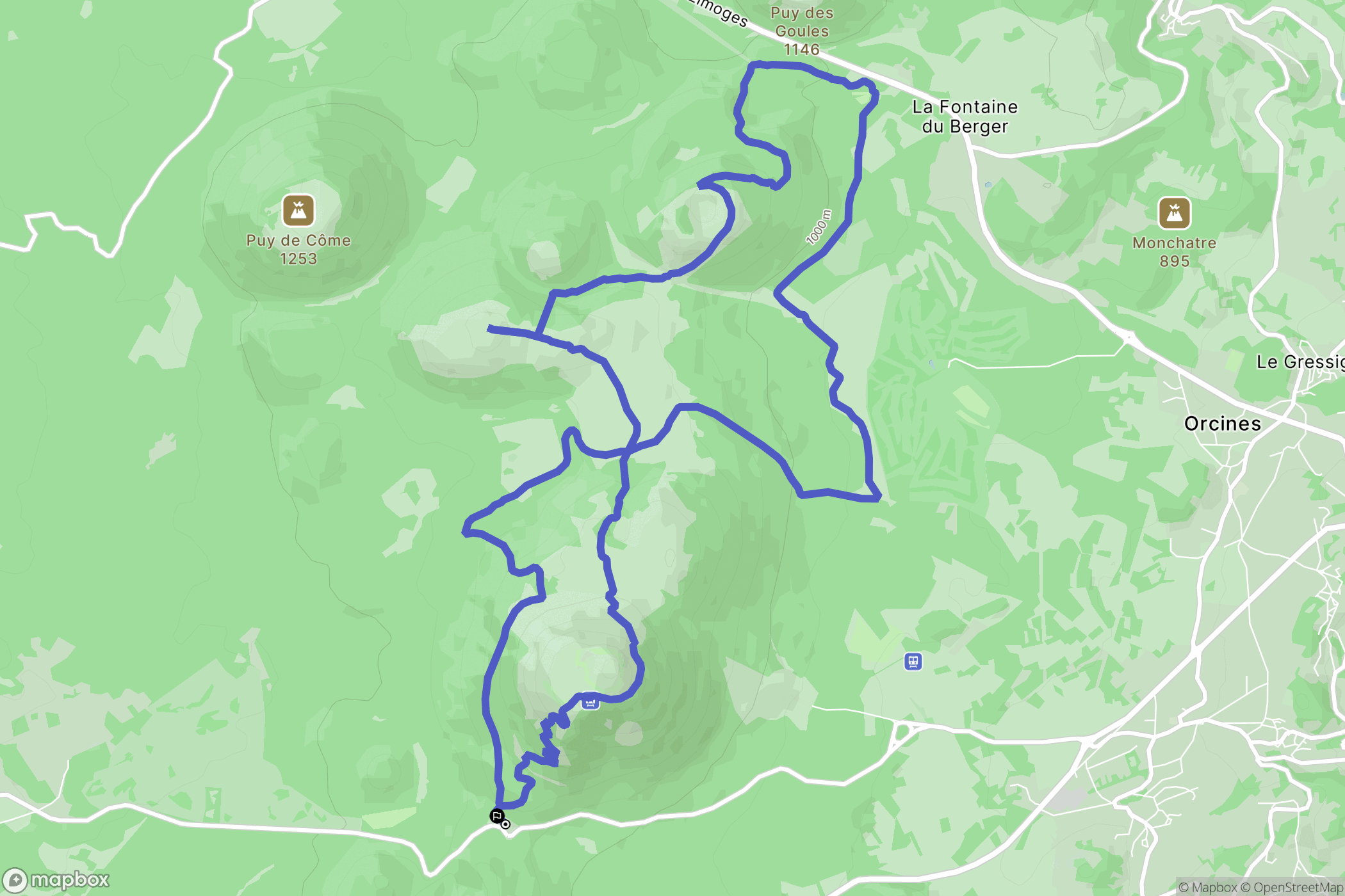Col de Ceyssat: routekaart voor buitenactiviteiten - France