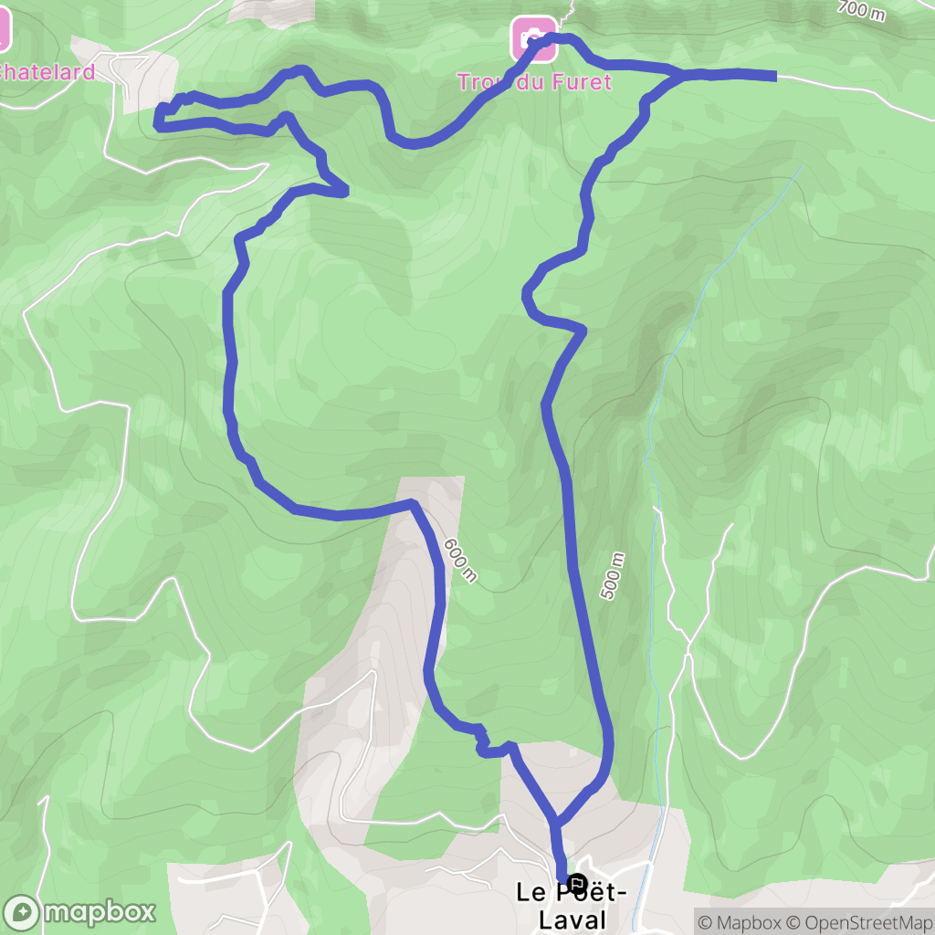 Le Poët-Laval: routekaart voor buitenactiviteiten - France