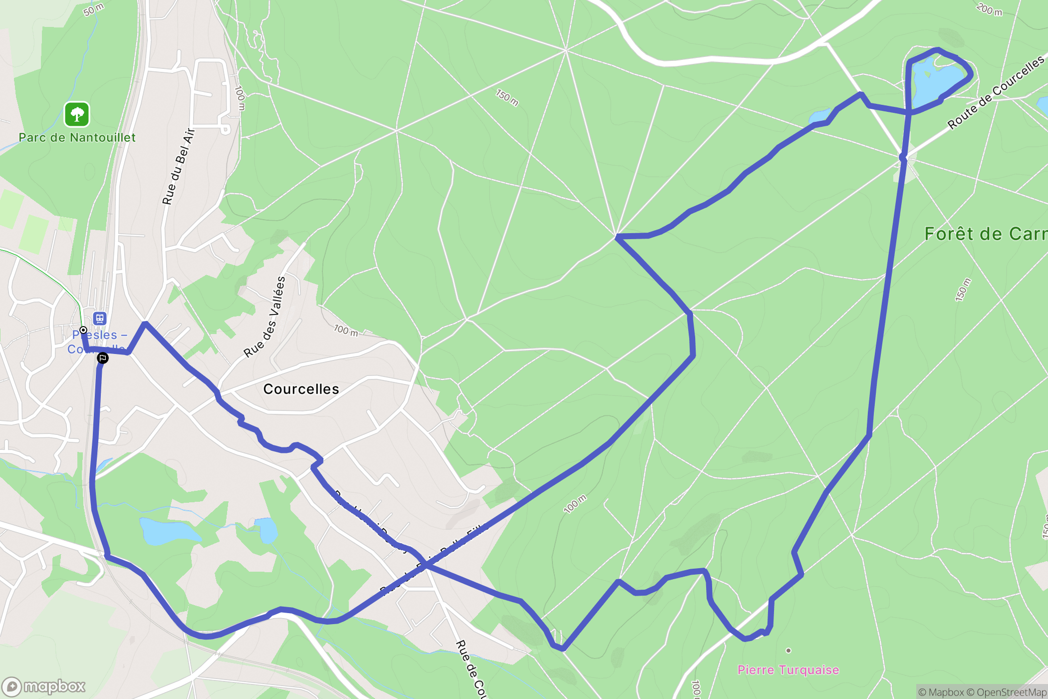 Presles: routekaart voor buitenactiviteiten - France