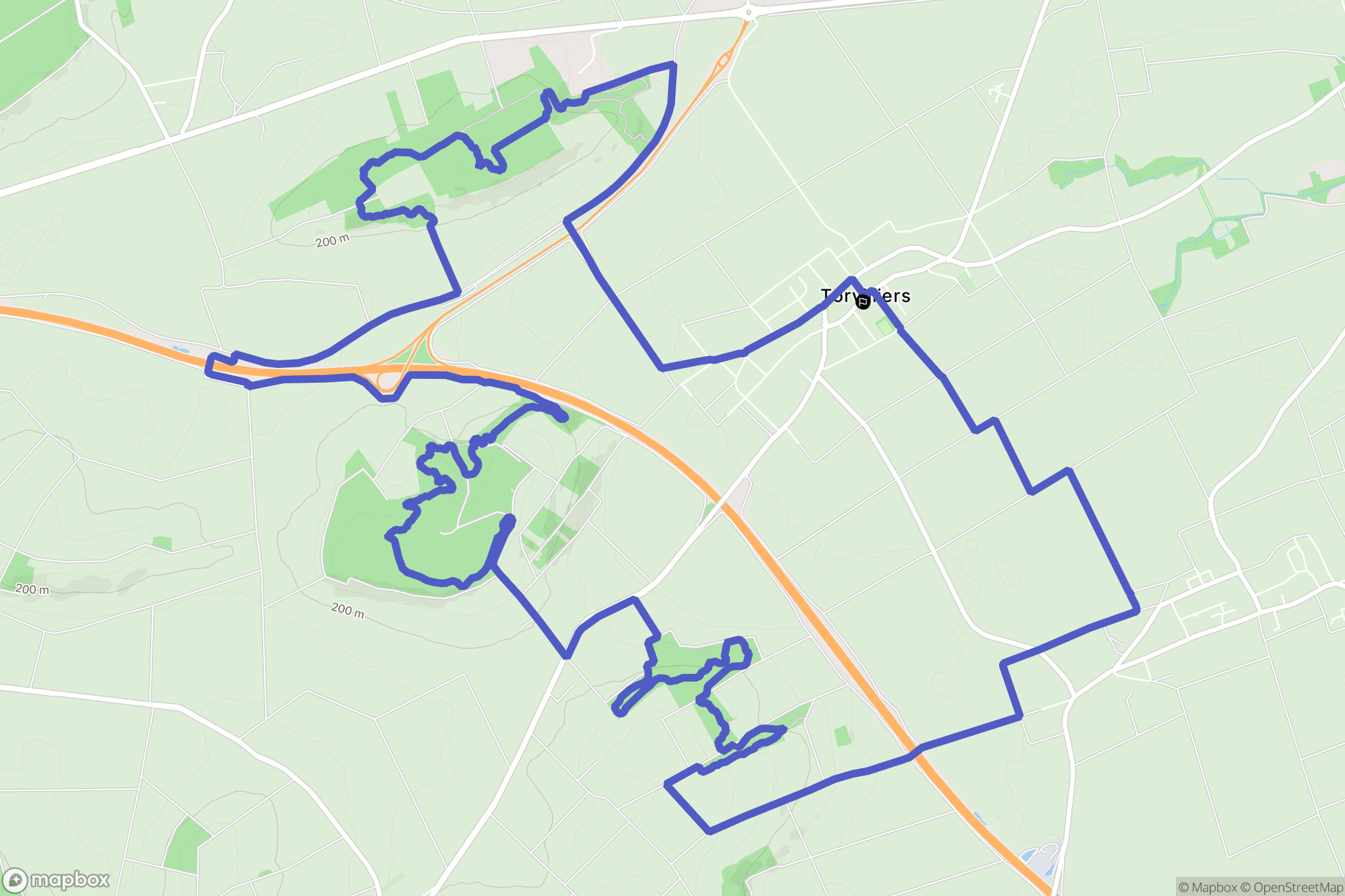 Torvilliers: routekaart voor buitenactiviteiten - France