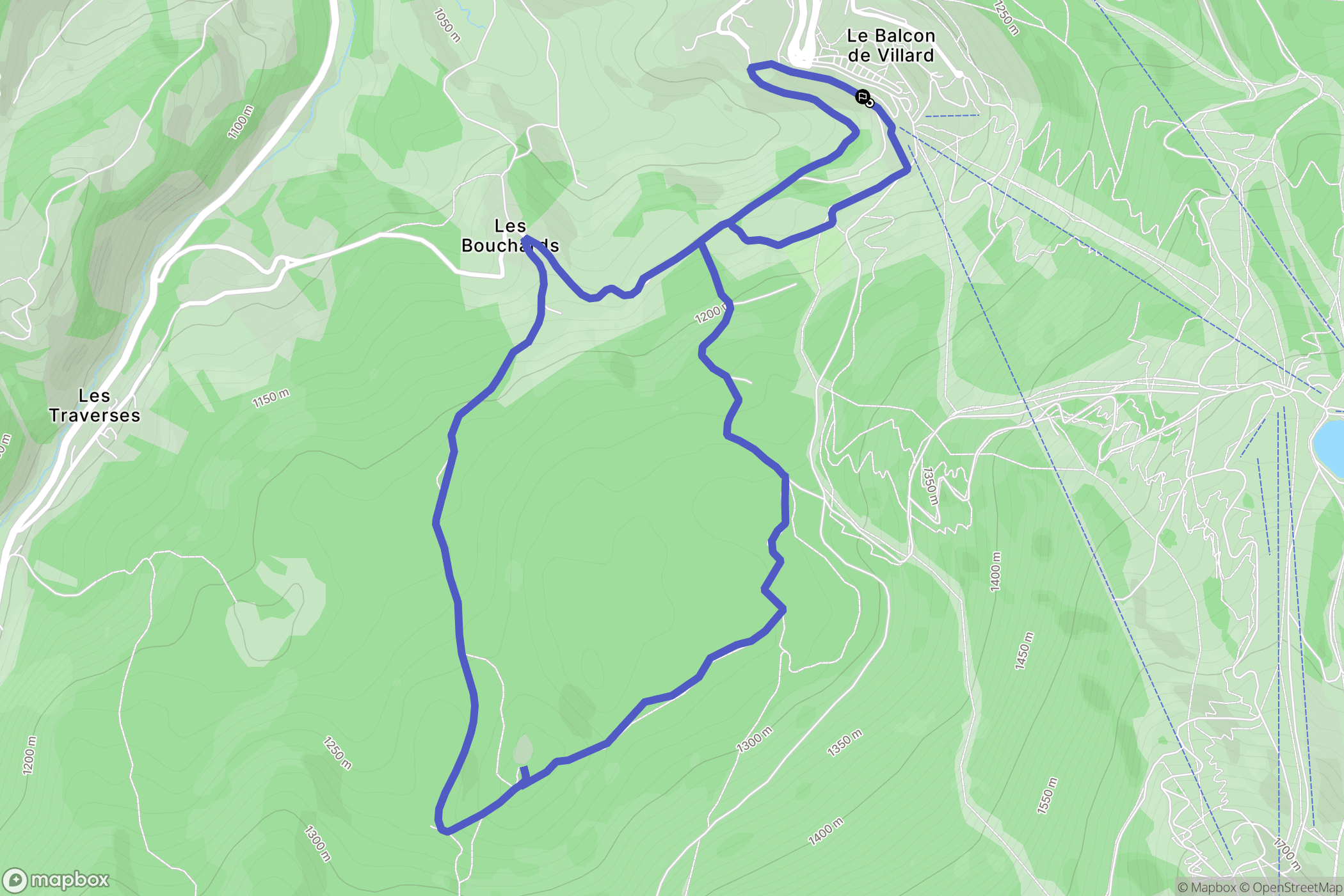 Villard de Lans: routekaart voor buitenactiviteiten - France