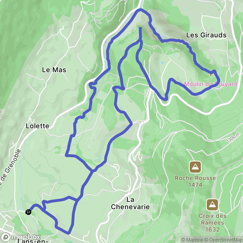 Lans-en-Vercors: routekaart voor buitenactiviteiten - France