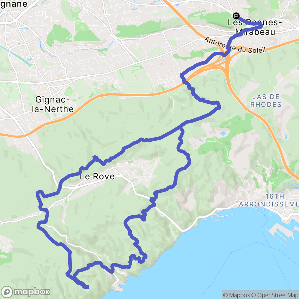 Les Pennes-Mirabeau: routekaart voor buitenactiviteiten - France