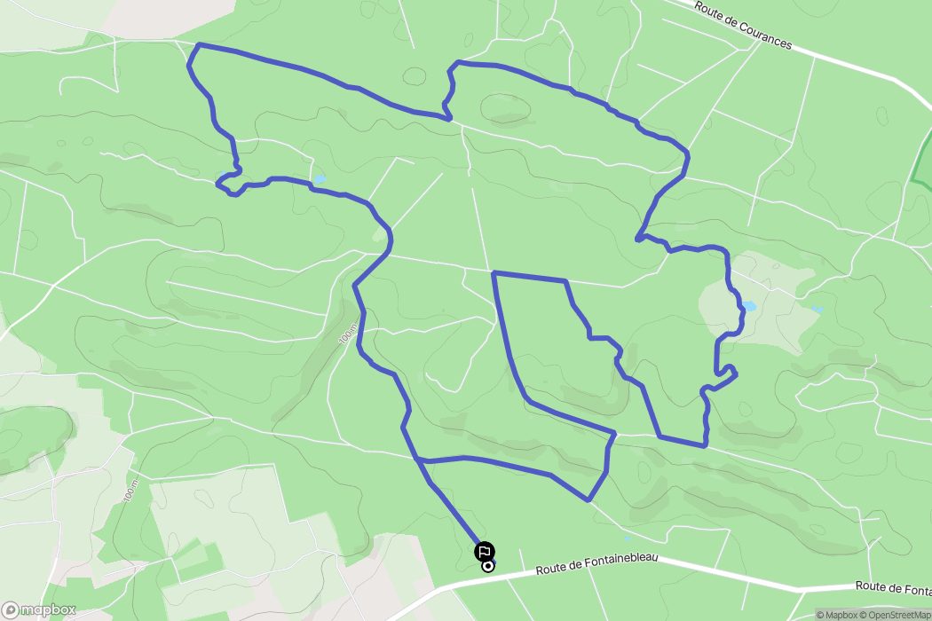 Milly-la-Forêt: routekaart voor buitenactiviteiten - France