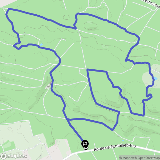 Milly-la-Forêt: routekaart voor buitenactiviteiten - France