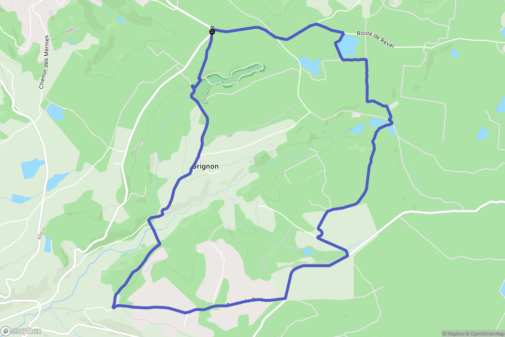 Saint-Pierre-de-Bressieux: routekaart voor buitenactiviteiten - France