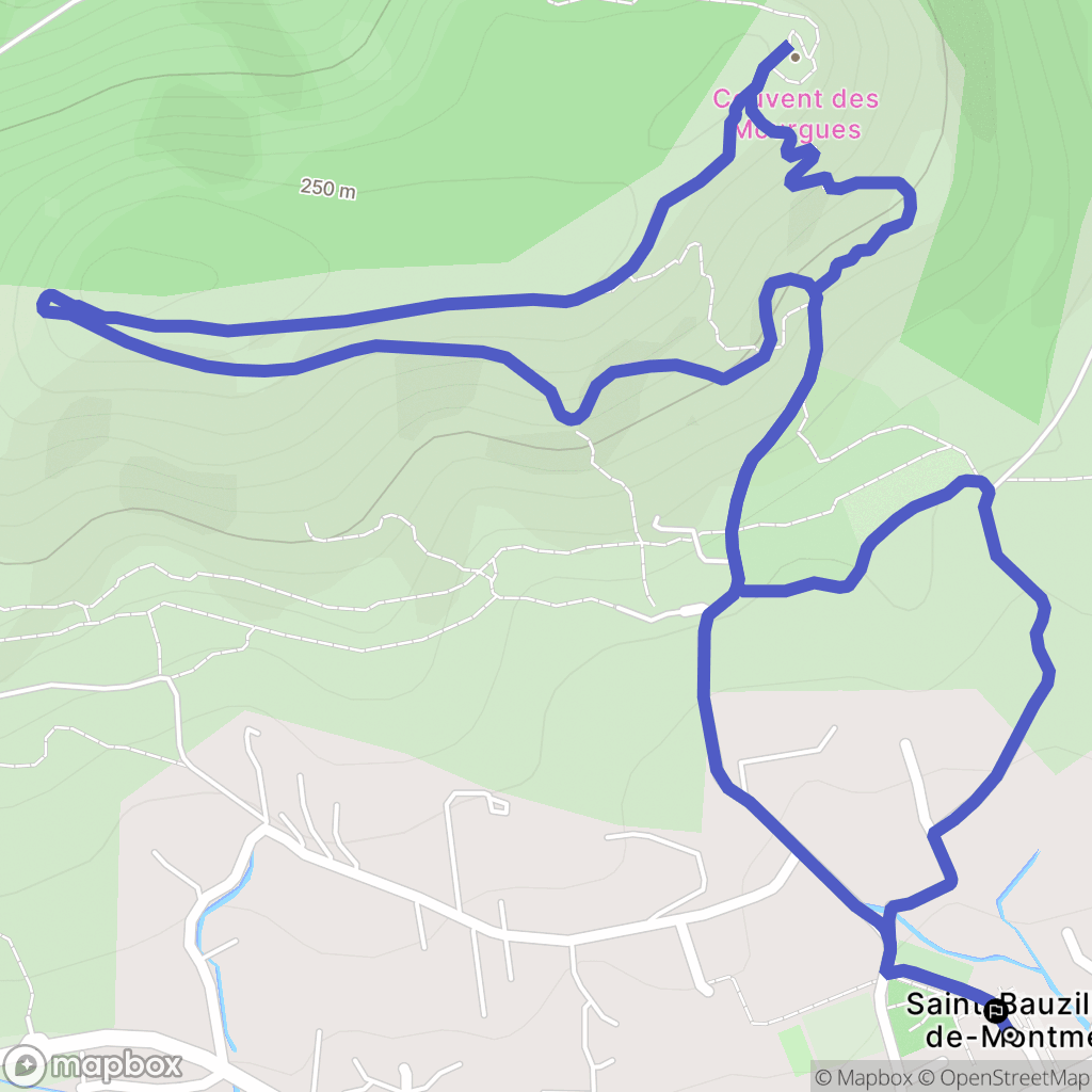 Saint-Bauzille-de-Montmel: routekaart voor buitenactiviteiten - France