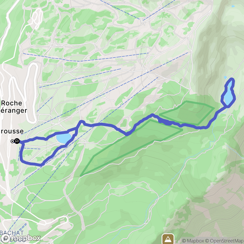 Chamrousse: routekaart voor buitenactiviteiten - France
