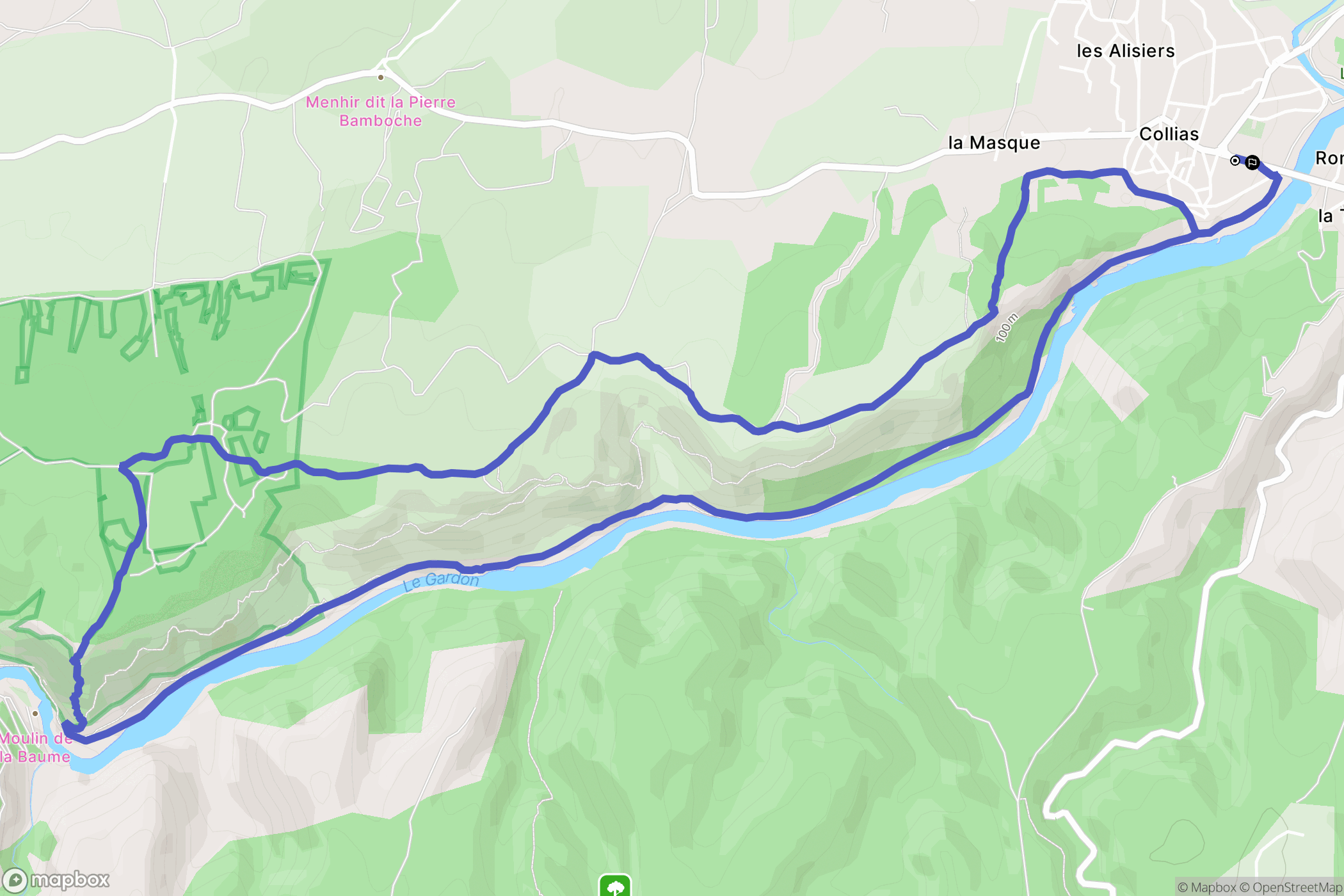 Collias: routekaart voor buitenactiviteiten - France