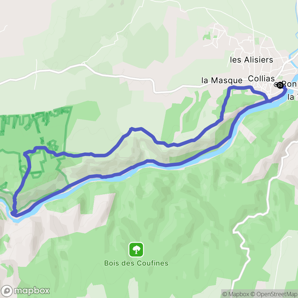 Collias: routekaart voor buitenactiviteiten - France