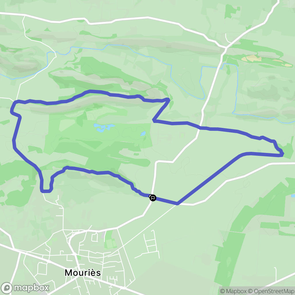 Mouriès: routekaart voor buitenactiviteiten - France