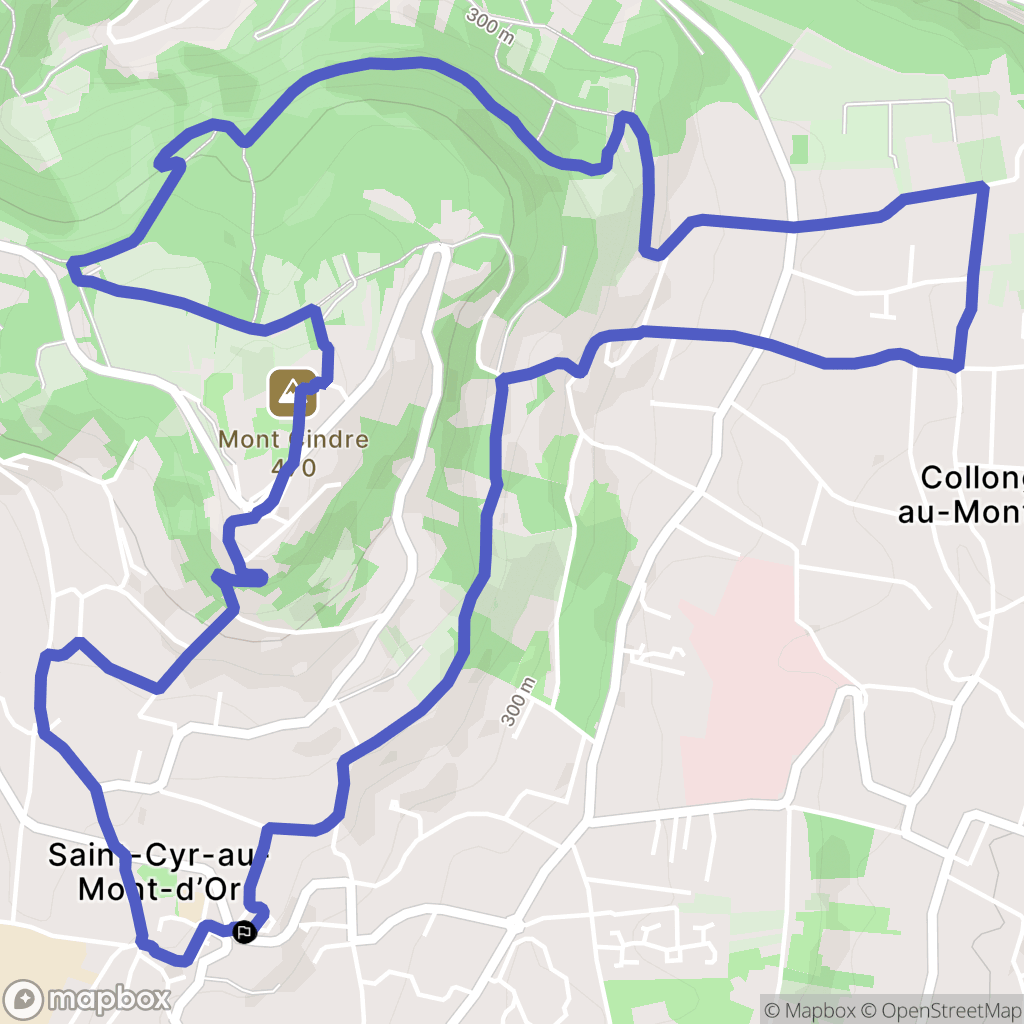 Saint-Cyr-au-Mont-d'Or: routekaart voor buitenactiviteiten - France