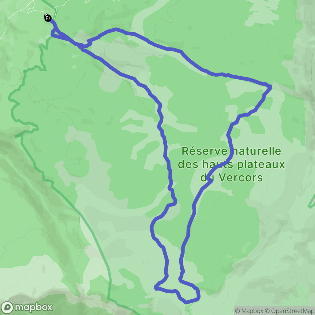 Saint-Agnan-en-Vercors: routekaart voor buitenactiviteiten - France