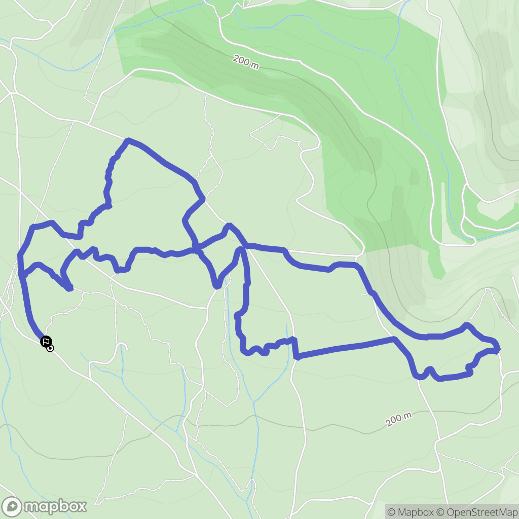 Conques sur Orbiel 11600 : carte du parcours de randonnée - France