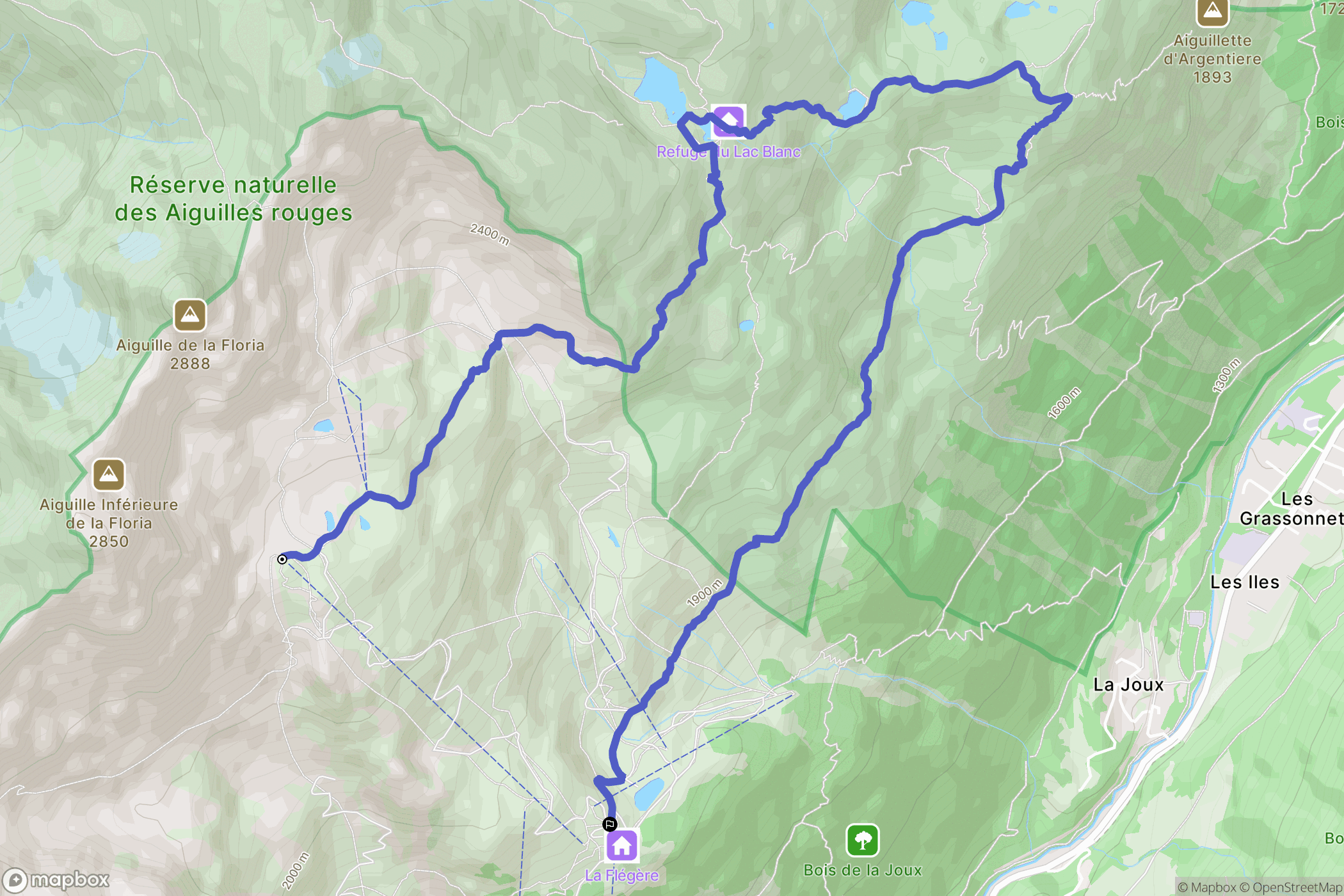 Chamonix: routekaart voor buitenactiviteiten - France