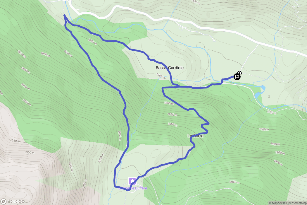 Névache: routekaart voor buitenactiviteiten - France
