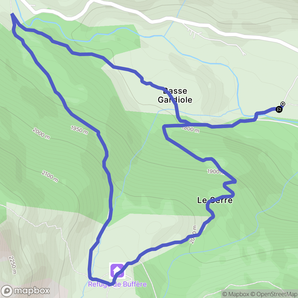 Névache: routekaart voor buitenactiviteiten - France
