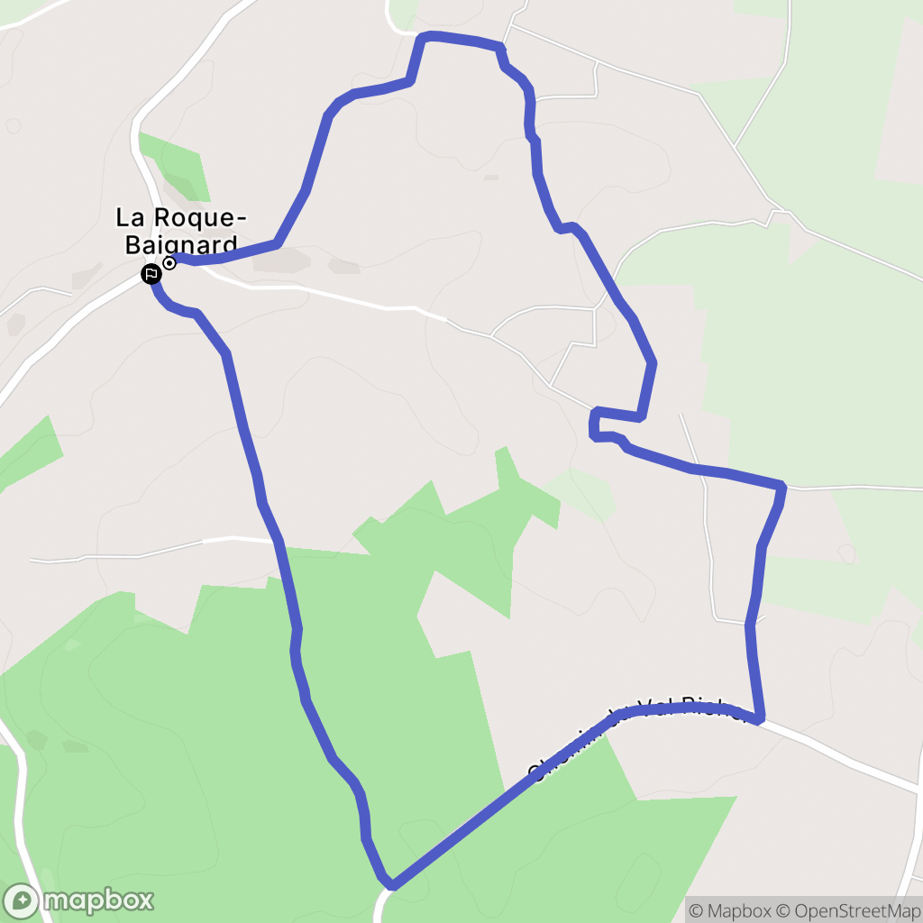 La Roque-Baignard: routekaart voor buitenactiviteiten - France