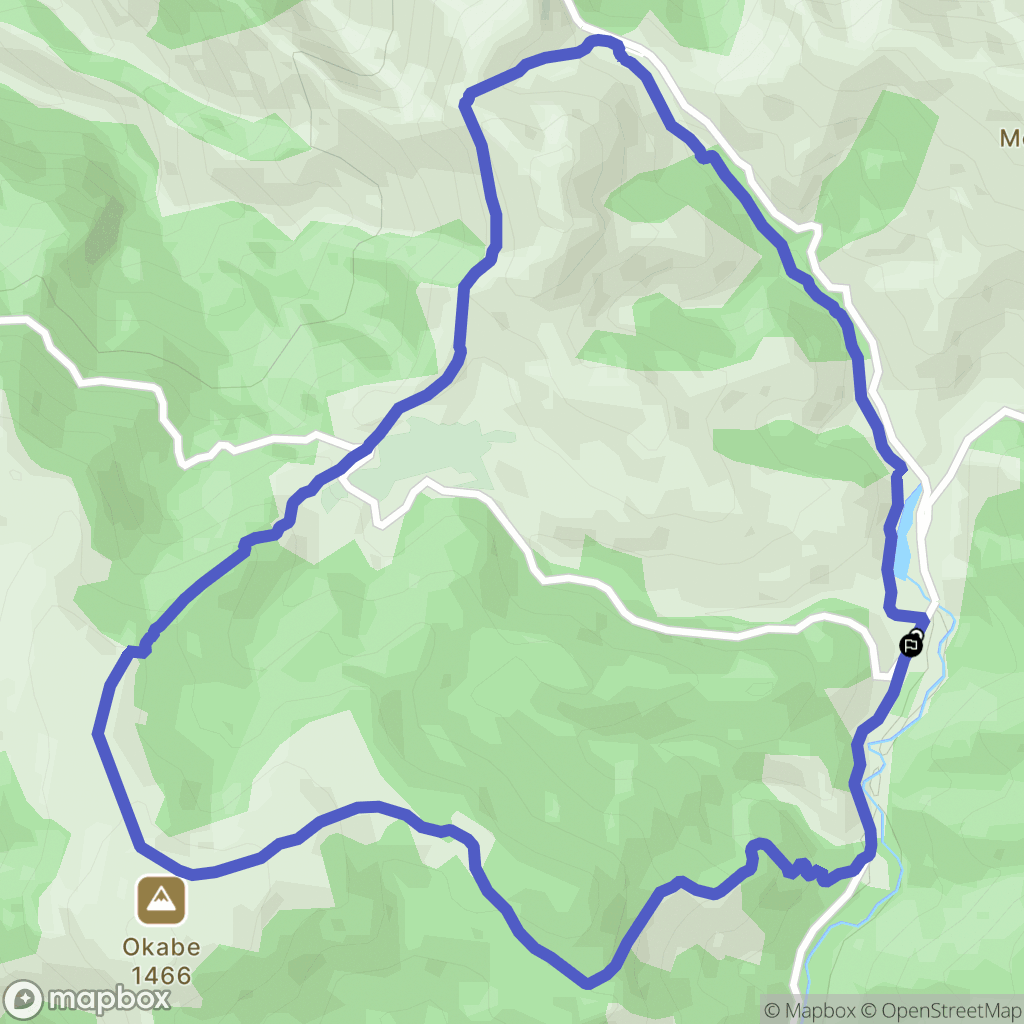 Lecumberry : carte du parcours de randonnée - France