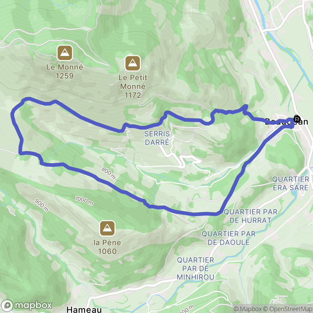 Beaudéan: routekaart voor buitenactiviteiten - France