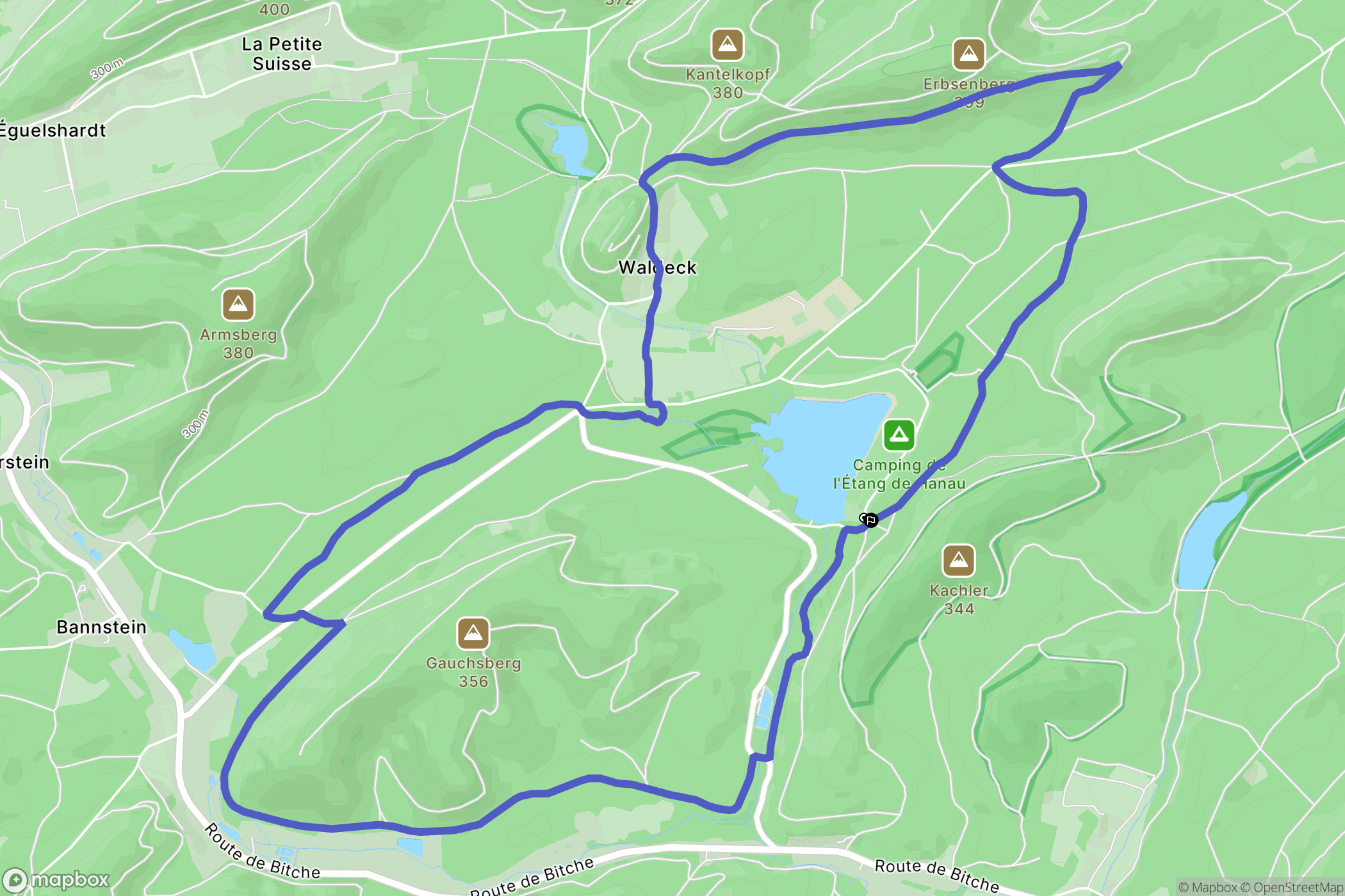Philippsbourg: routekaart voor buitenactiviteiten - France