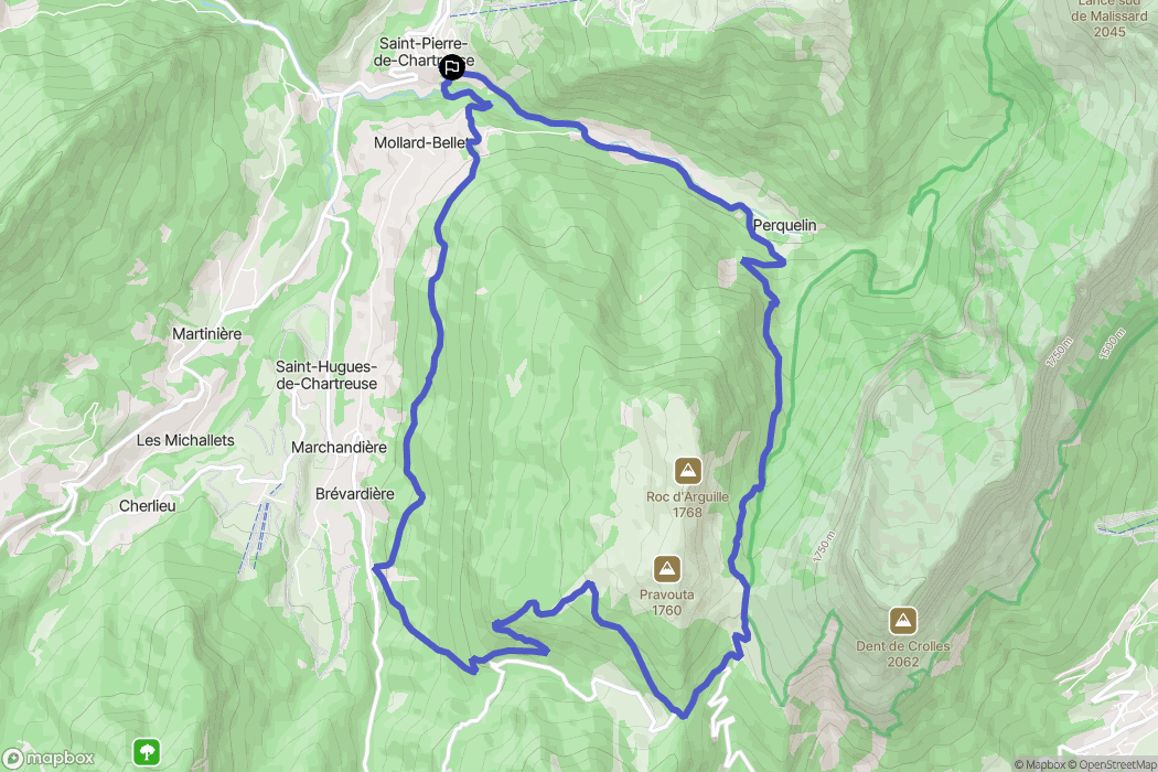 Saint-Pierre-de-Chartreuse: routekaart voor buitenactiviteiten - France