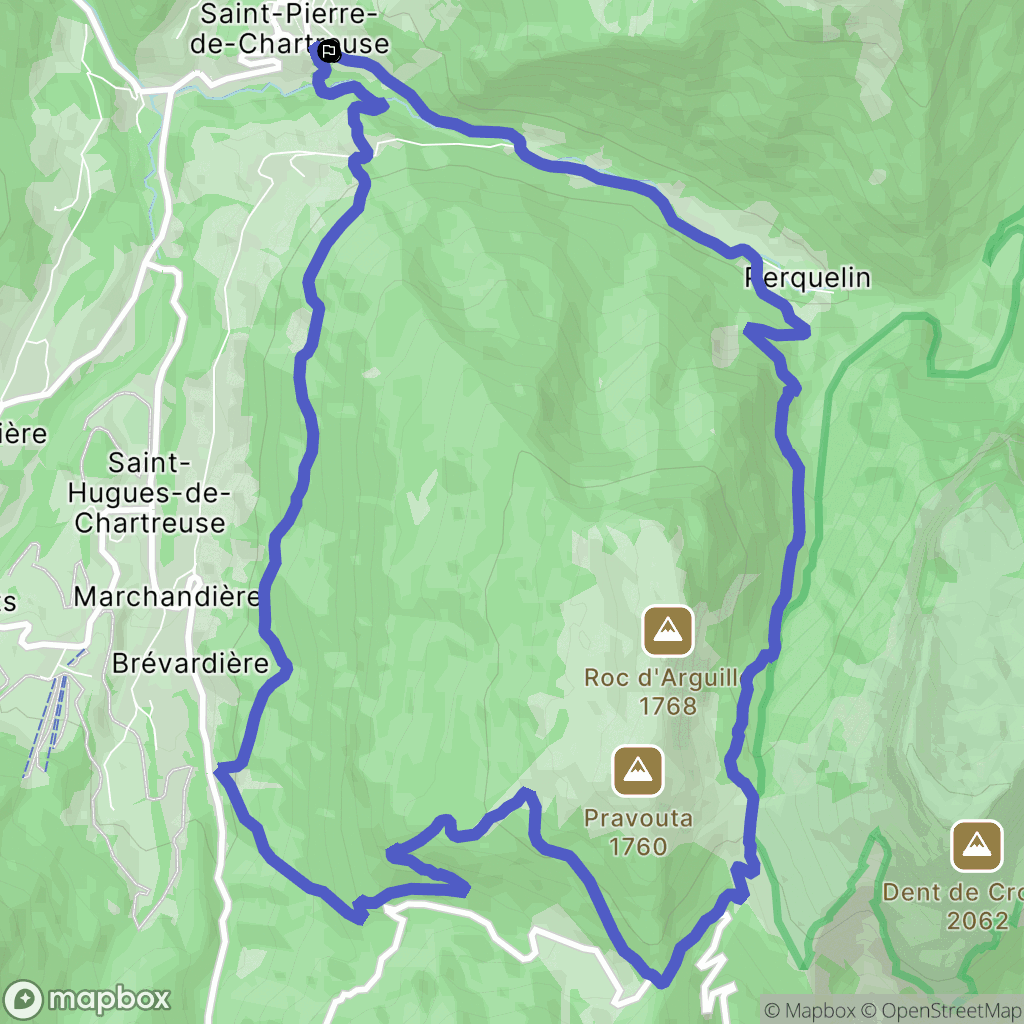 Saint-Pierre-de-Chartreuse: routekaart voor buitenactiviteiten - France