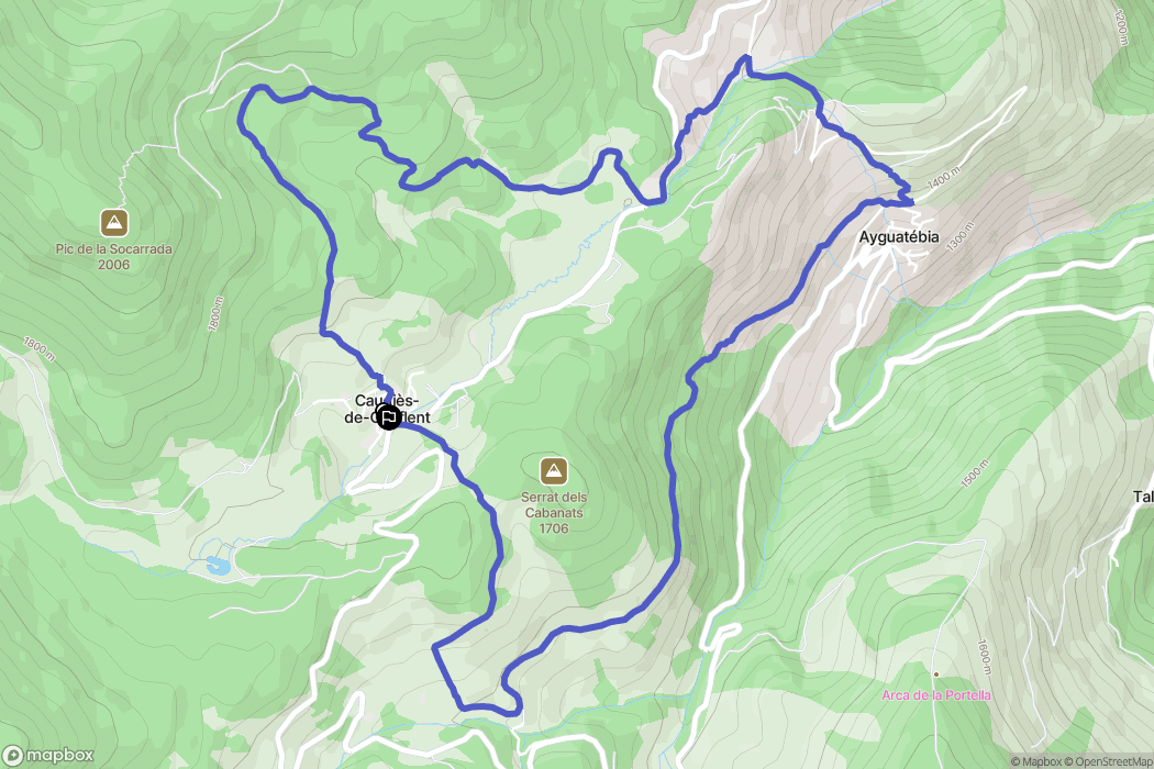 Caudiès-de-Conflent: routekaart voor buitenactiviteiten - France