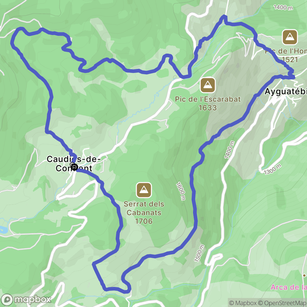 Caudiès-de-Conflent: routekaart voor buitenactiviteiten - France