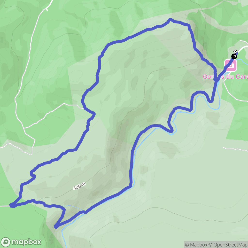 Tourves : carte du parcours de randonnée - France
