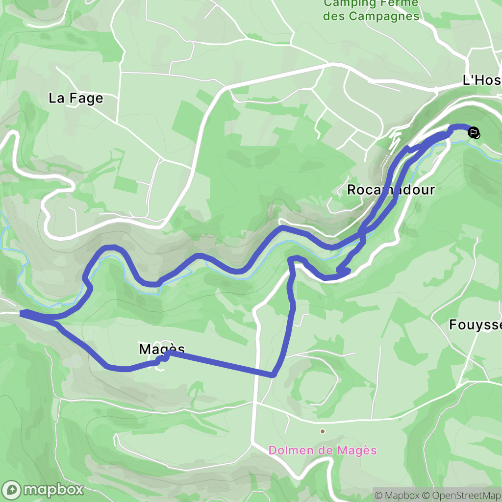 Rocamadour: routekaart voor buitenactiviteiten - France