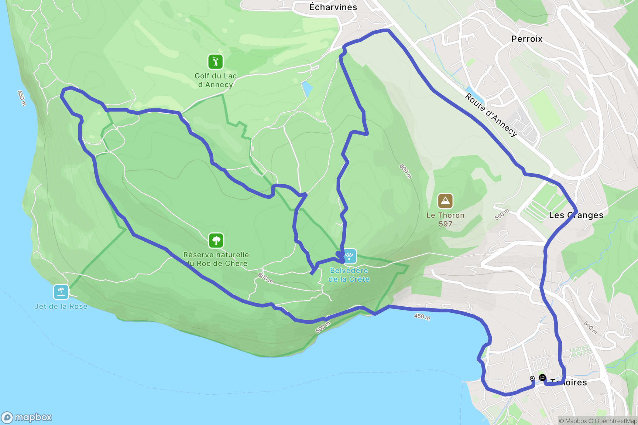 Talloires-Montmin: routekaart voor buitenactiviteiten - France