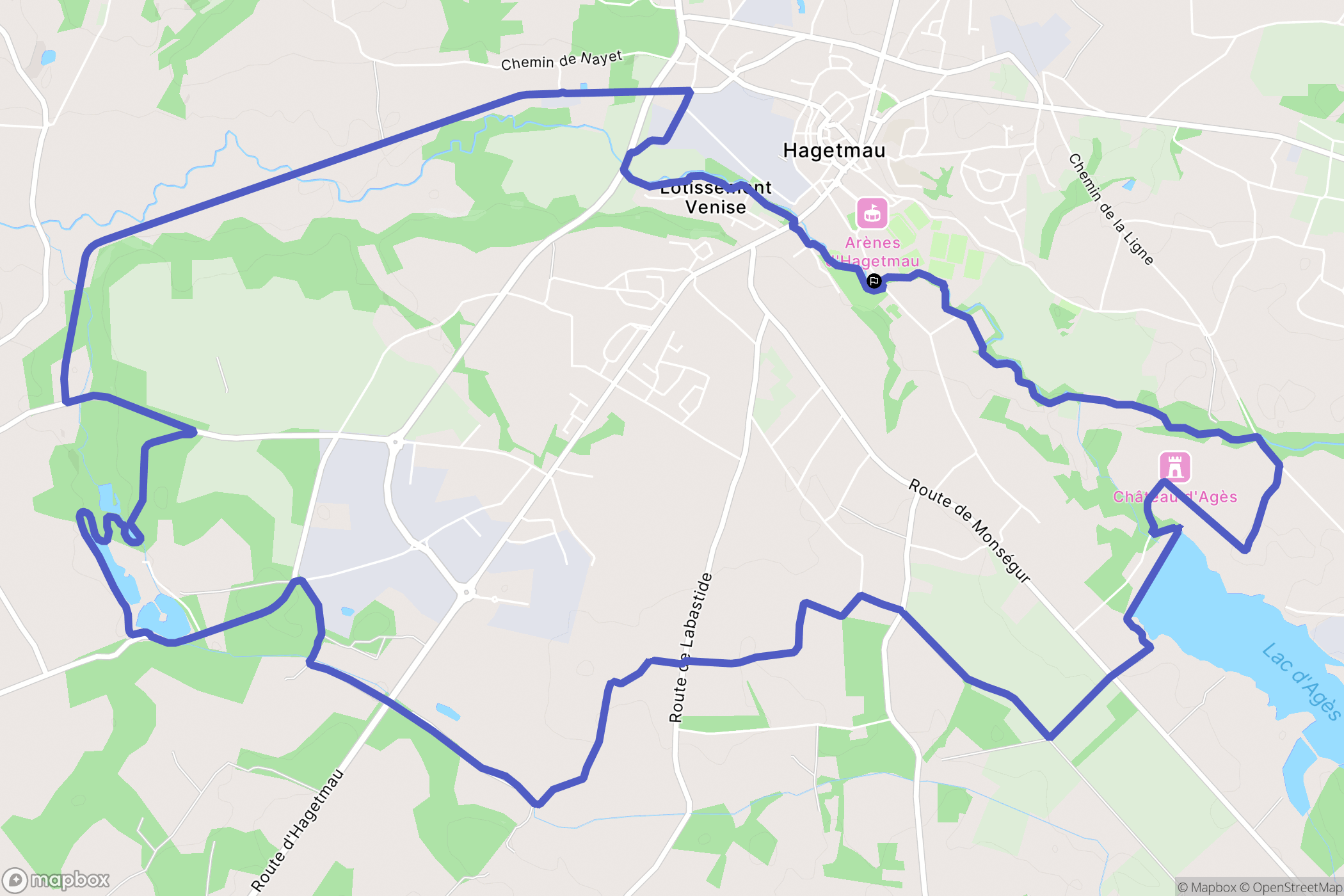 Hagetmau: routekaart voor buitenactiviteiten - France