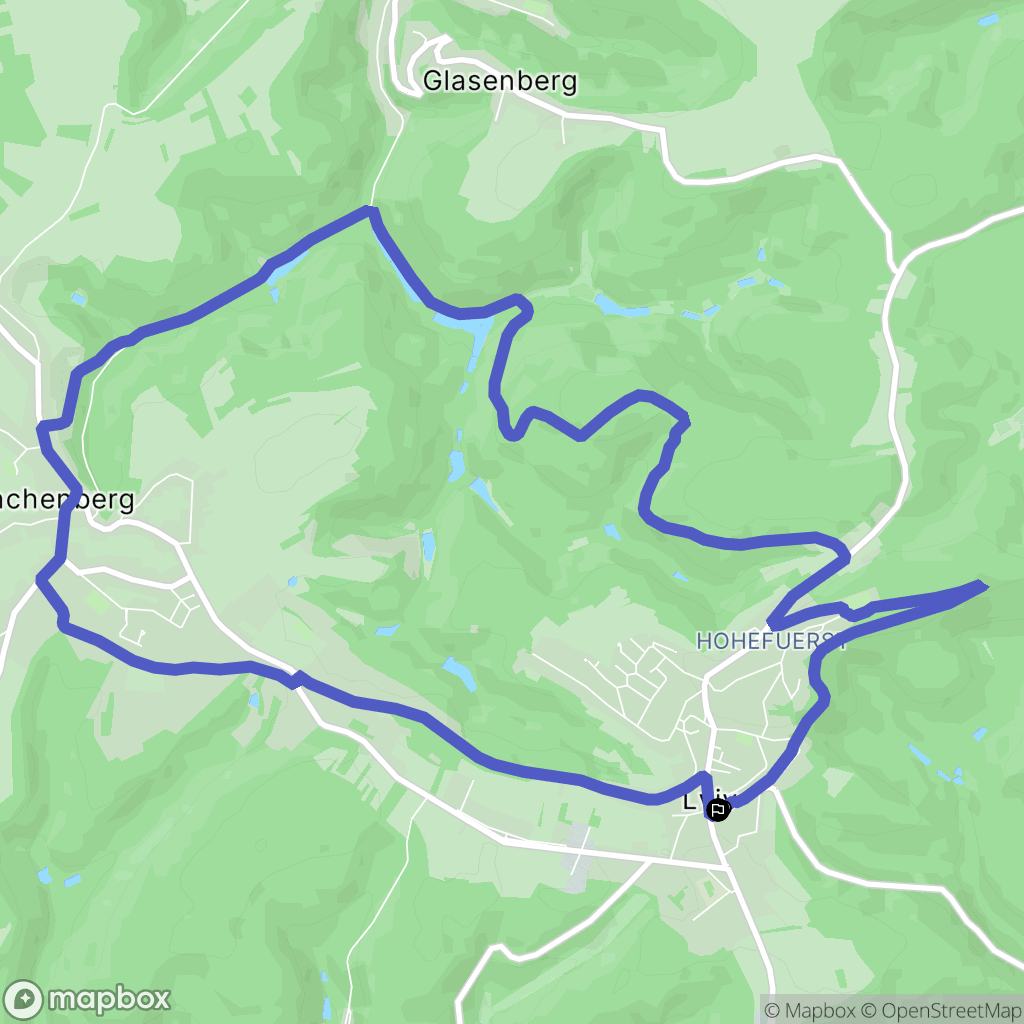 Lemberg : carte du parcours de randonnée - France