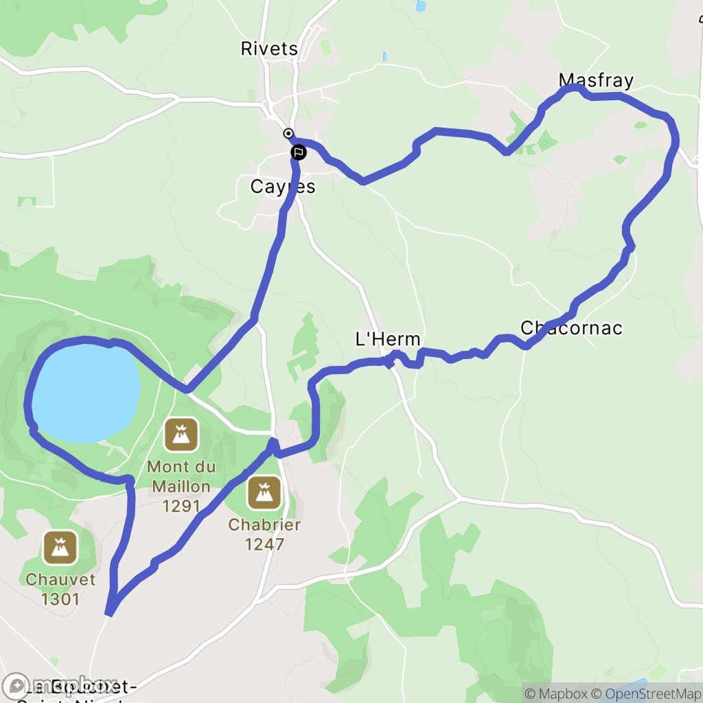 Cayres: routekaart voor buitenactiviteiten - France