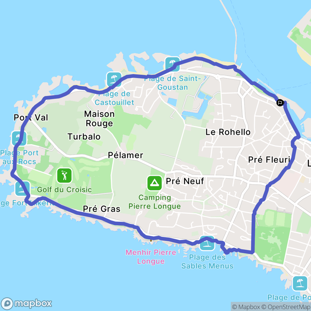 Le Croisic: routekaart voor buitenactiviteiten - France