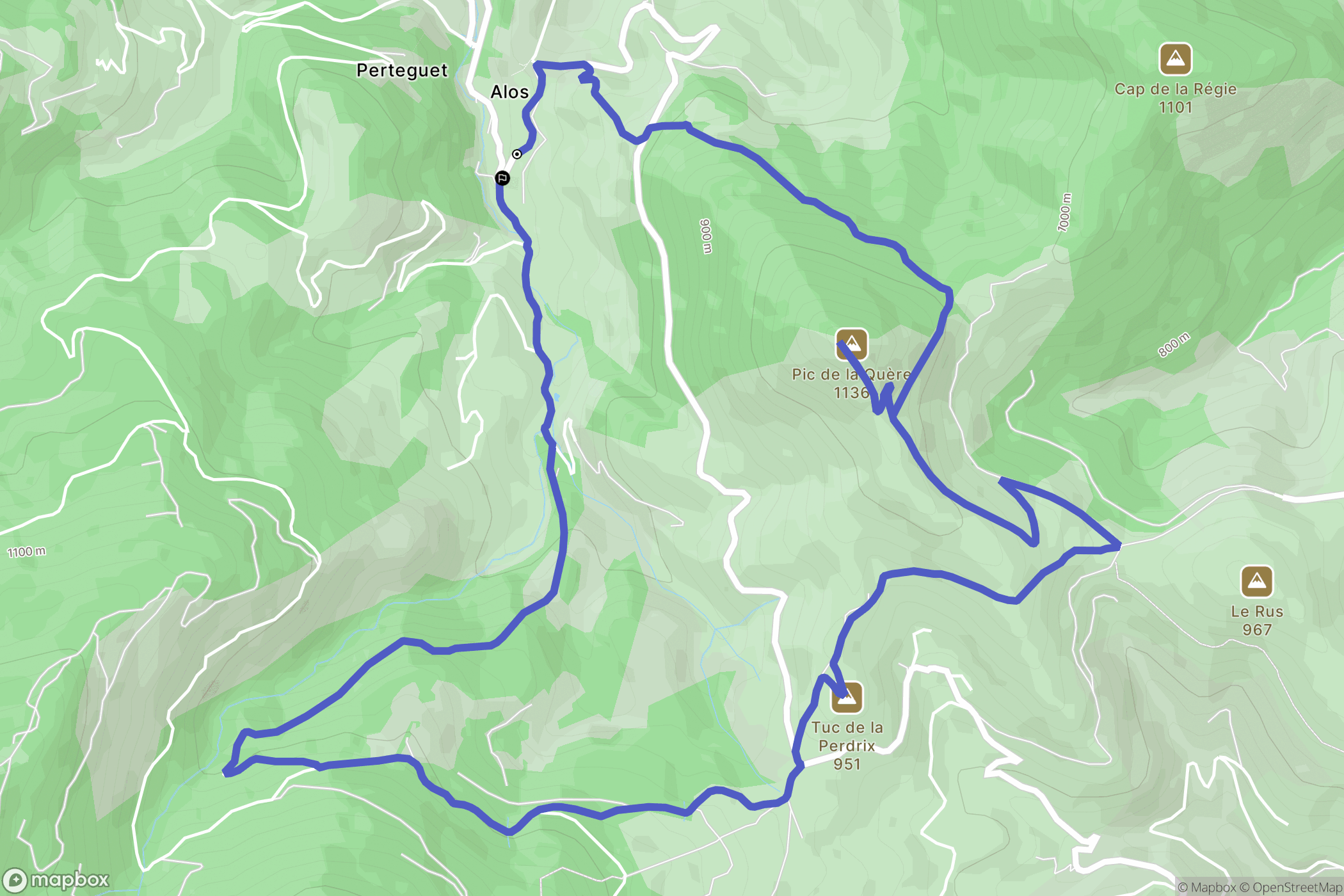 Alos: routekaart voor buitenactiviteiten - France