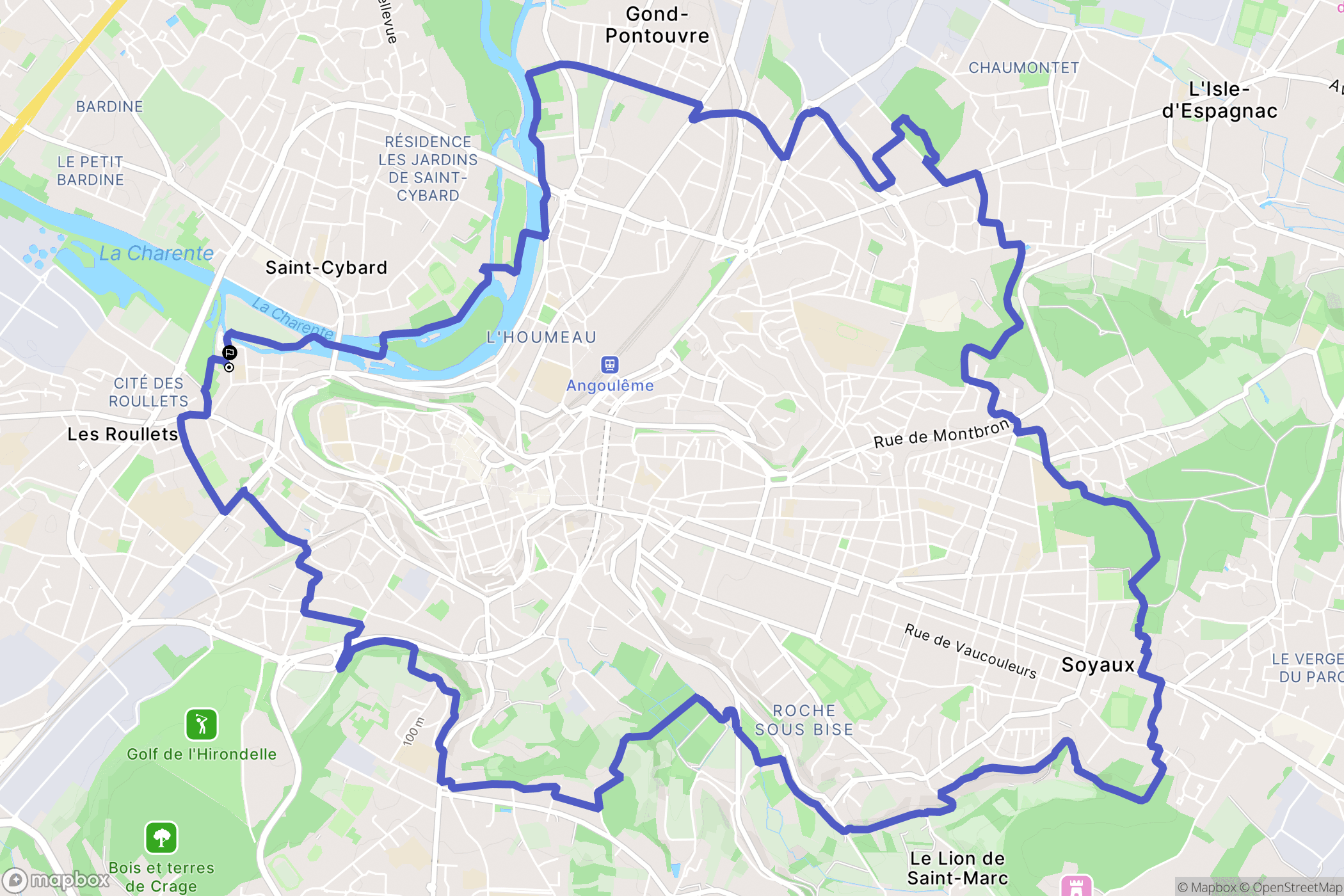 Angoulême: routekaart voor buitenactiviteiten - France
