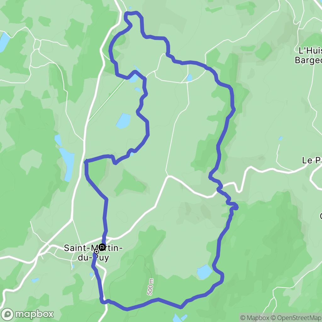 Saint-Martin-du-Puy: routekaart voor buitenactiviteiten - France