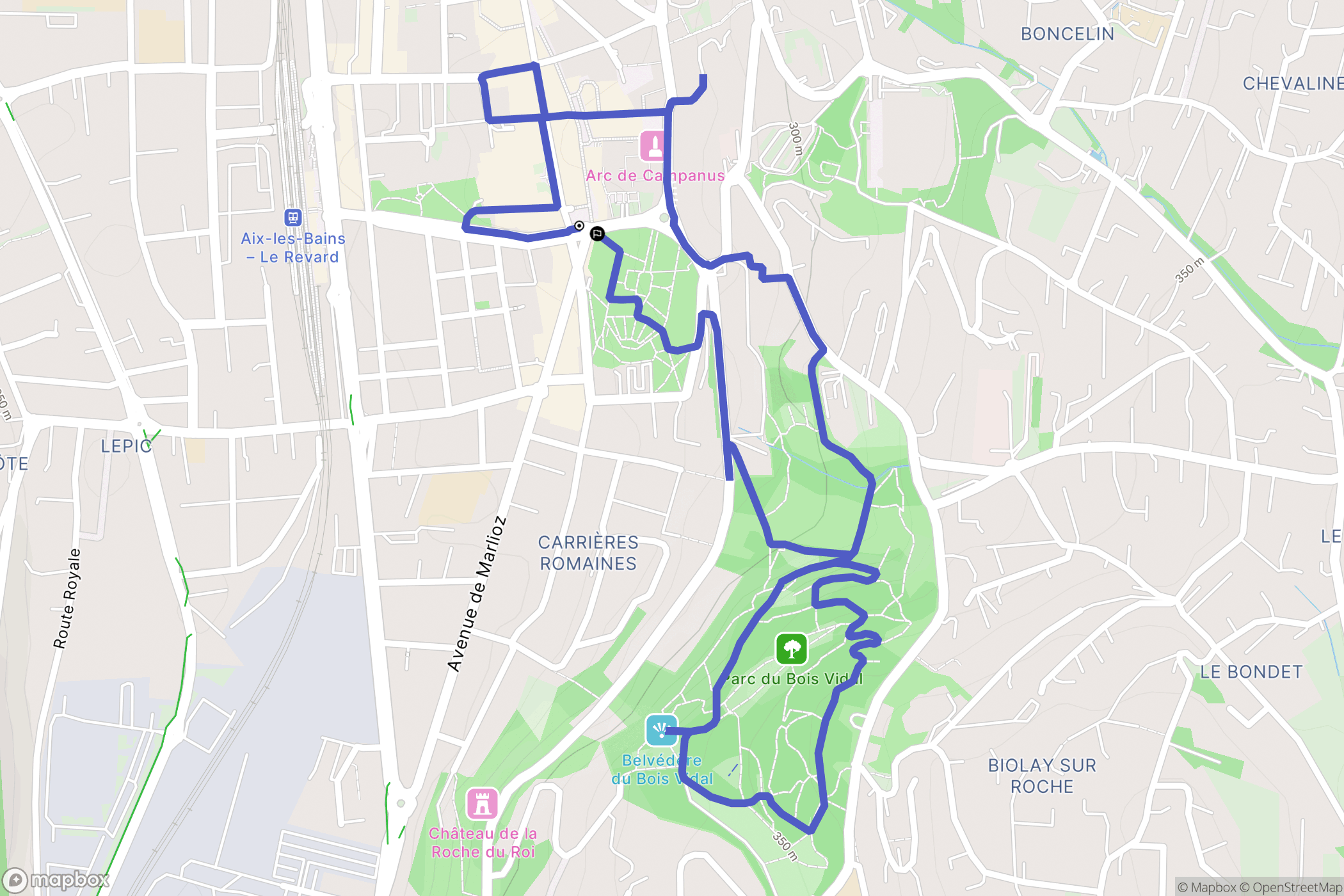 Aix-les-Bains: routekaart voor buitenactiviteiten - France