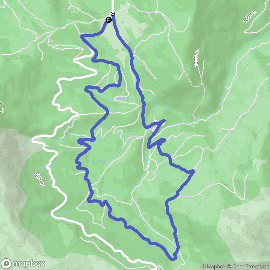 Chichilianne : carte du parcours de randonnée - France