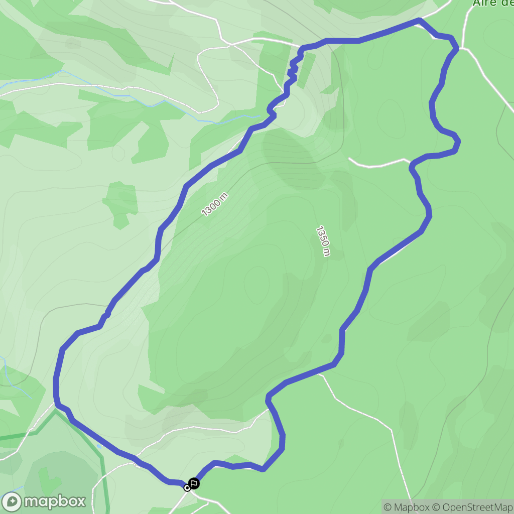 Saint-François-de-Sales : carte du parcours de randonnée - France