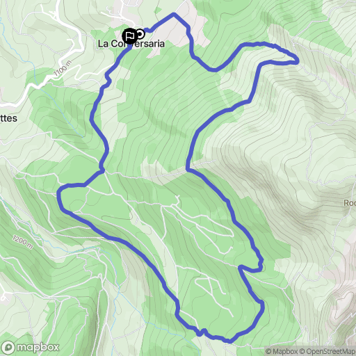Villard-de-Lans : carte du parcours de randonnée - France