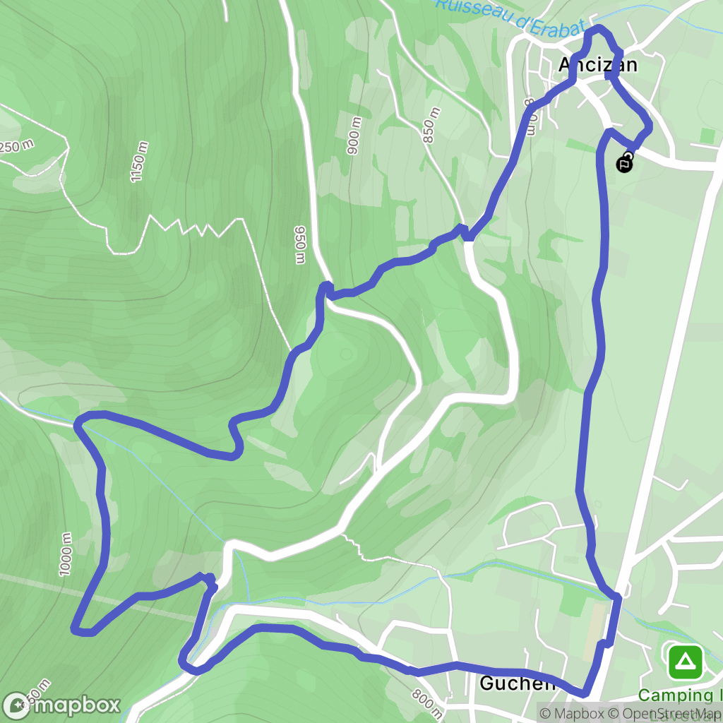 Ancizan: routekaart voor buitenactiviteiten - France