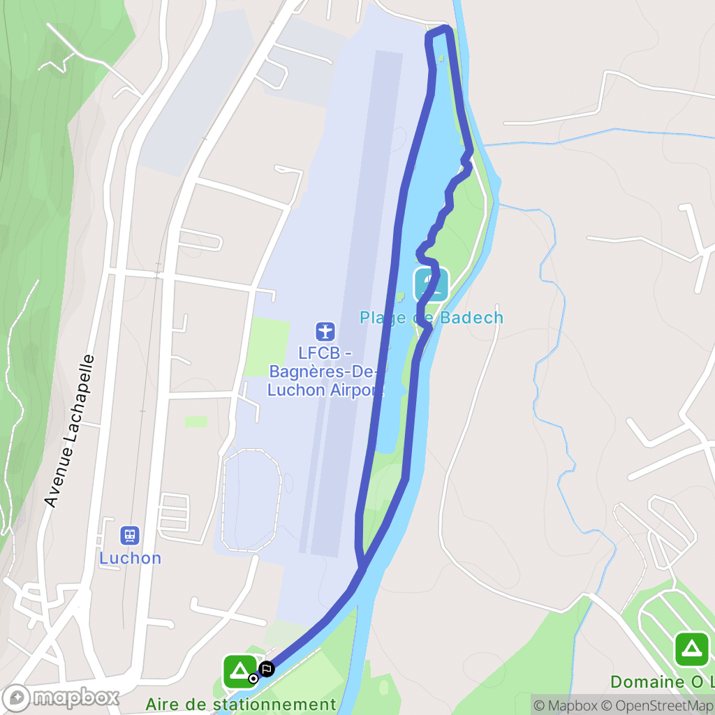 Bagnères-de-Luchon: routekaart voor buitenactiviteiten - France