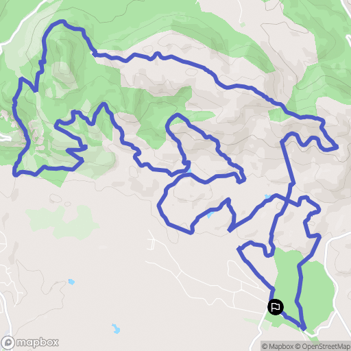 Puget-sur-Argens : carte du parcours de randonnée - France