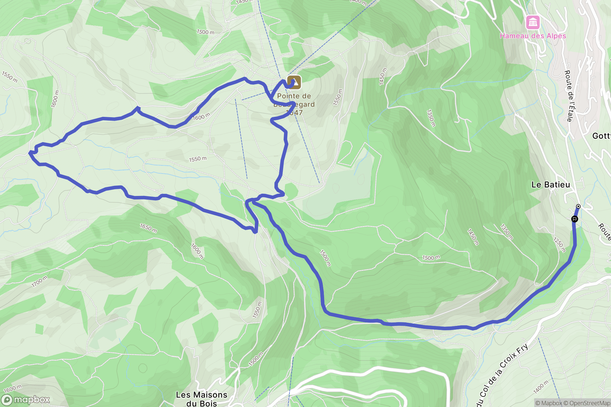 La Clusaz: routekaart voor buitenactiviteiten - France